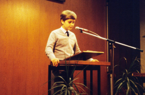 child speaking